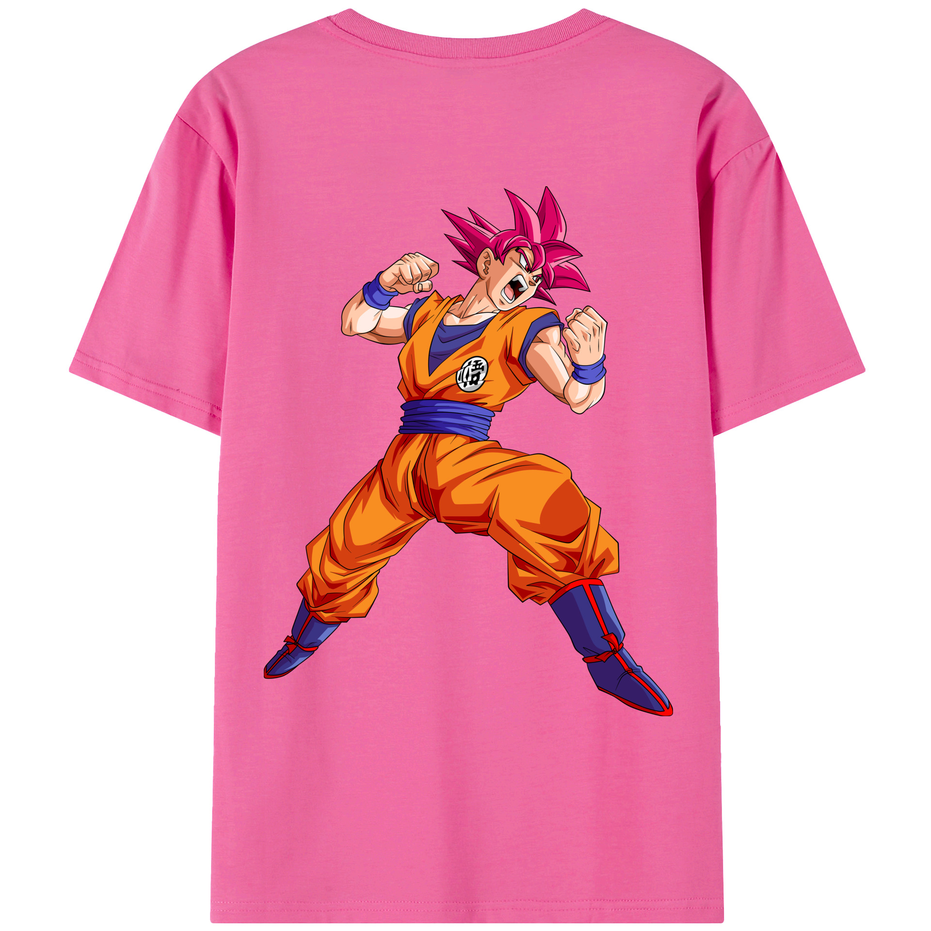 （画像用） ドラゴンボール 孫悟空（そん ごくう）Son Goku カカロット DRAGON BALL Kakarotto レディース半袖Tシャツ(バックプリント)